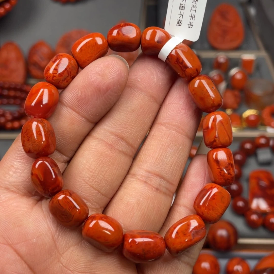 【闪购商品】南红玛瑙珠宝奇石未镶嵌单圈