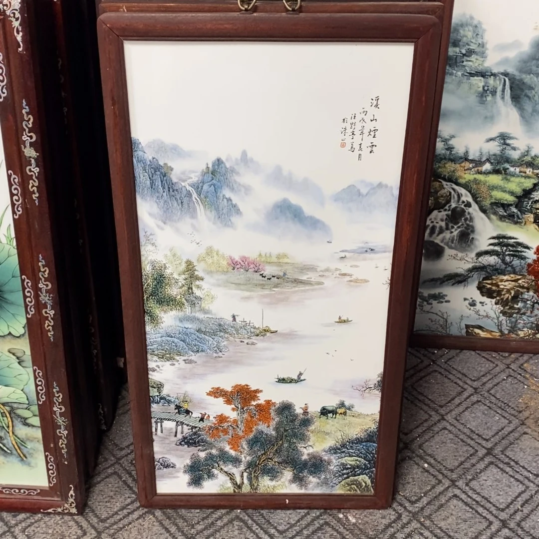 宝***杰瓷景德镇瓷板画柴窑烧制