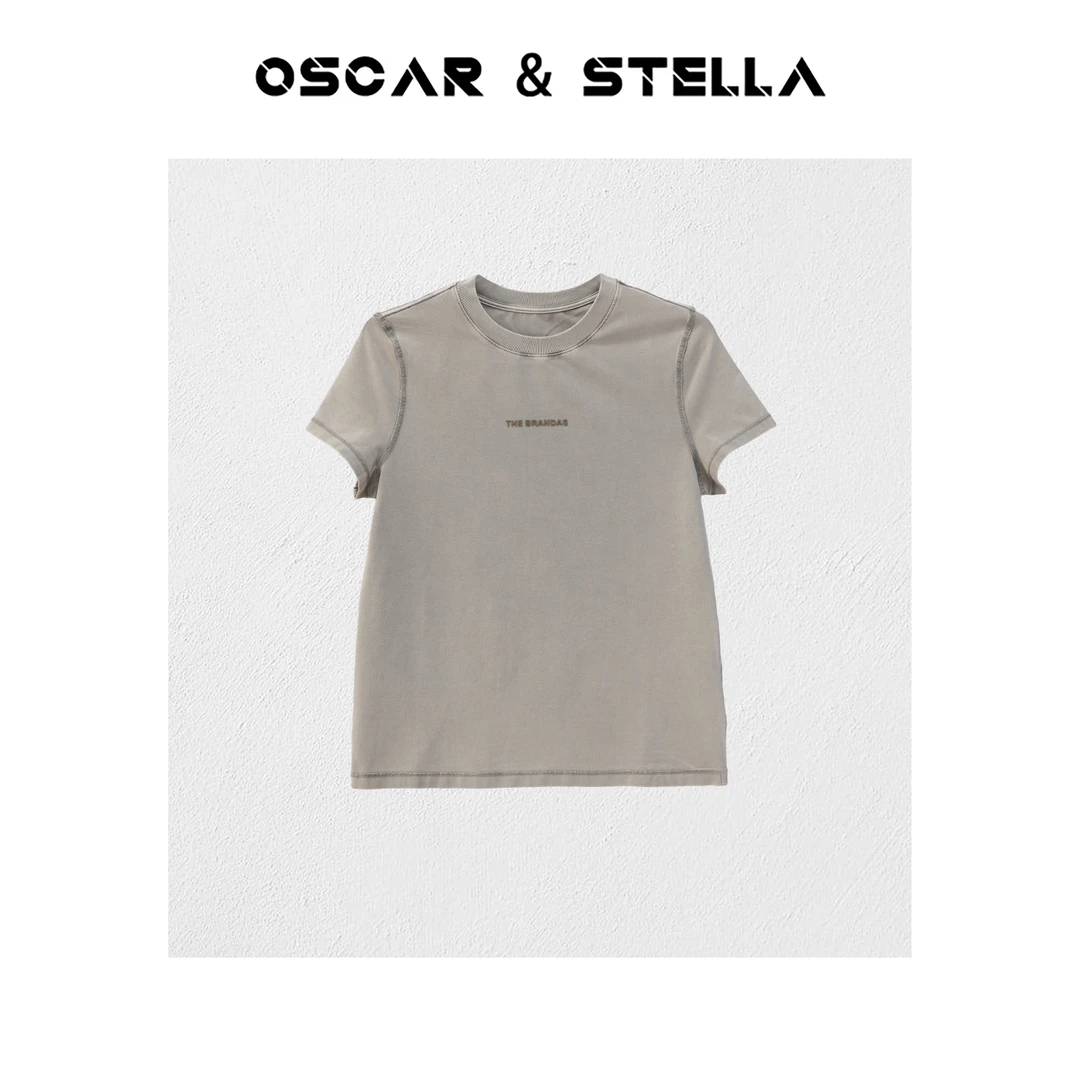 OSCAR&STELLA春季百搭休闲修身短袖T恤 210-61450