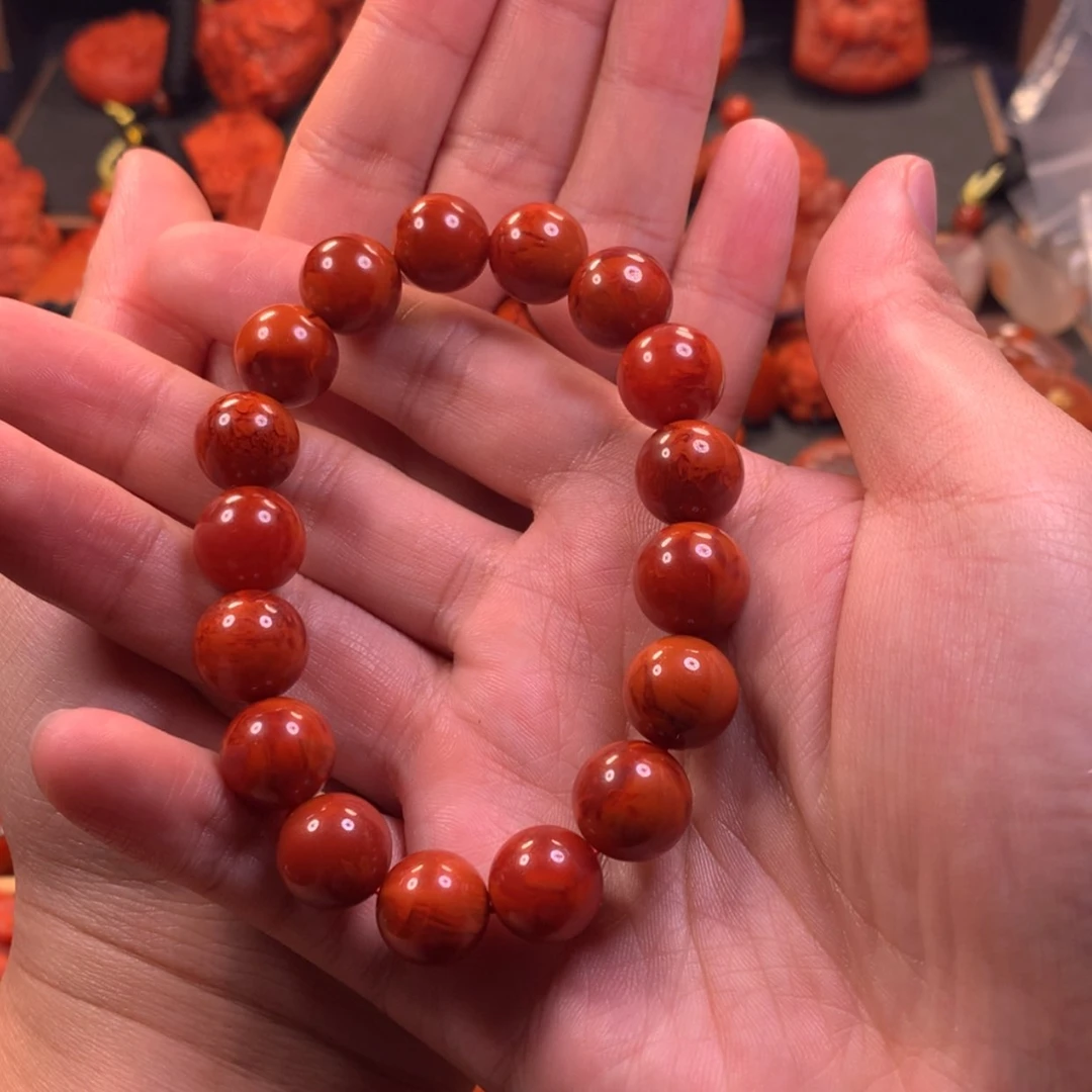【闪购商品】未镶嵌高品单圈手串南红玛瑙沈**兴