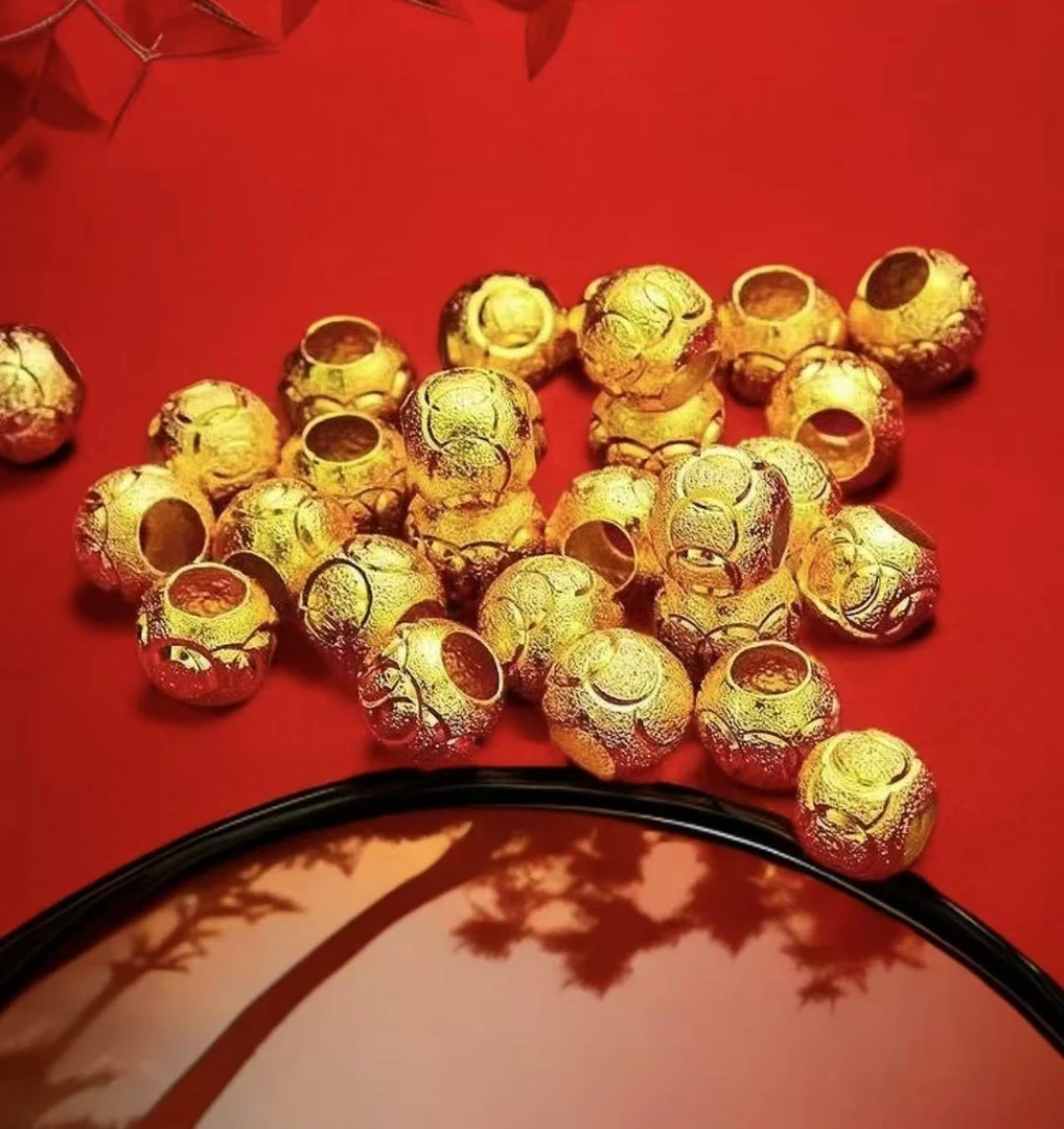 小洁甄选 流行圆珠合金吊坠买5颗赠一颗赠合金链DH5563