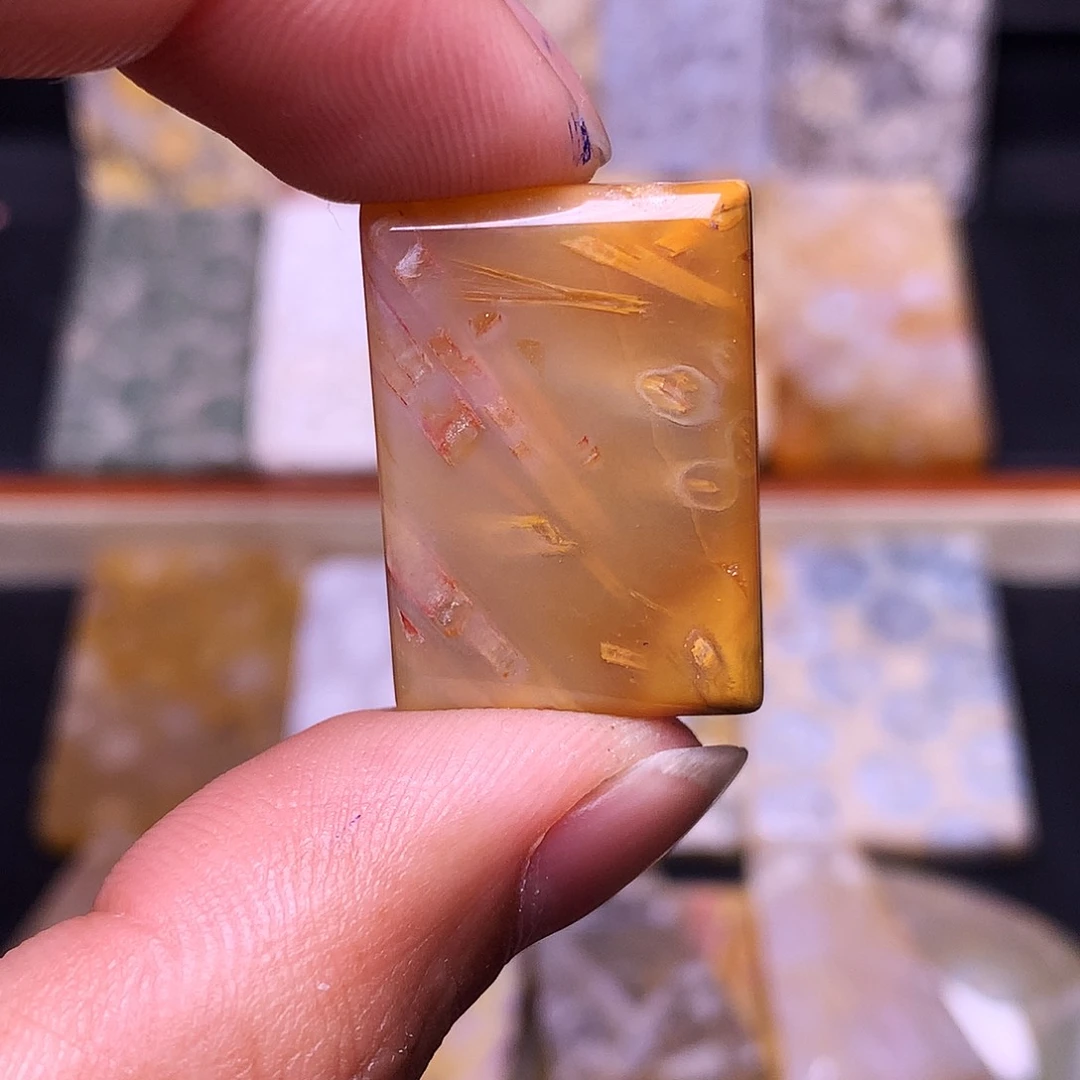 长石玉合金珠宝半成品三***露