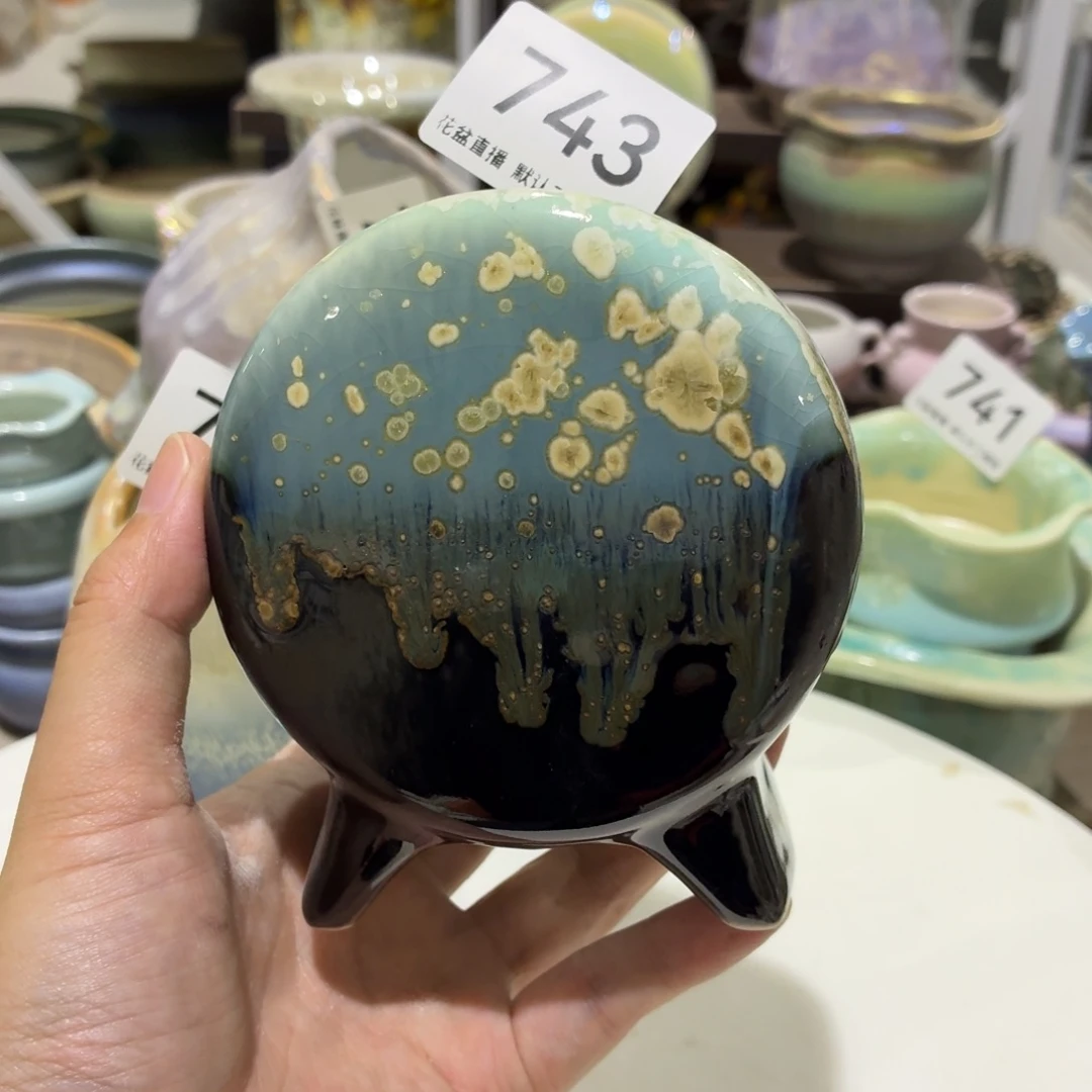 手工花盆景德镇花盆