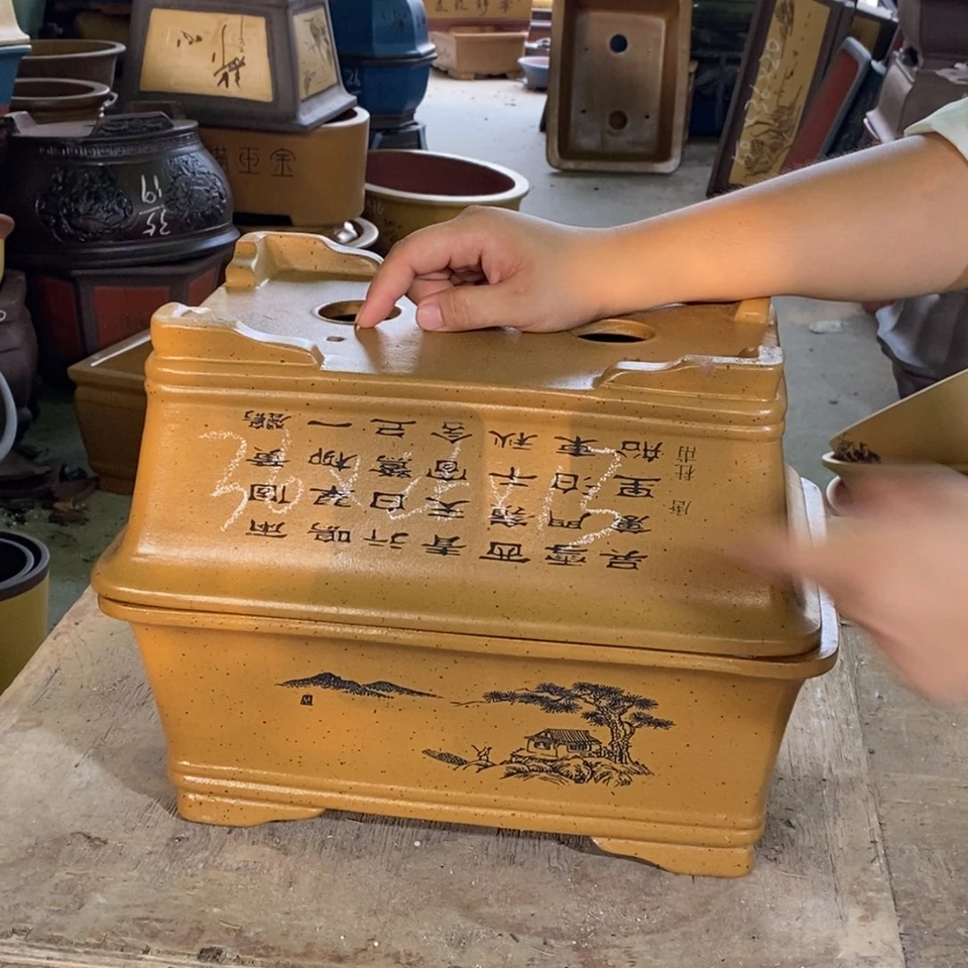 紫砂花盆紫砂紫砂