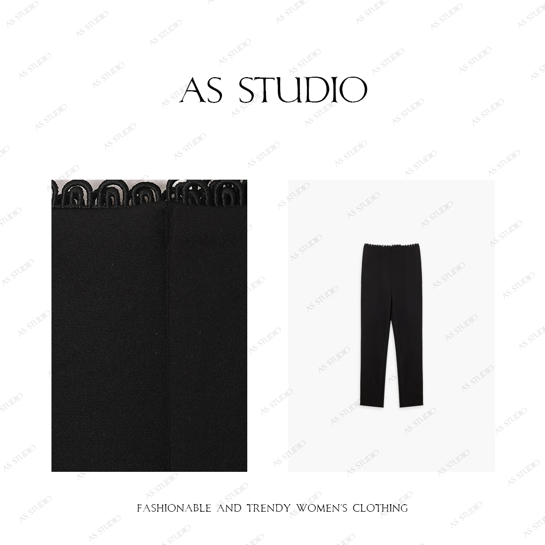 【AS小黑裤】铭顺25新经典简约弹力舒适百搭显瘦小脚裤AS25CKZ4233