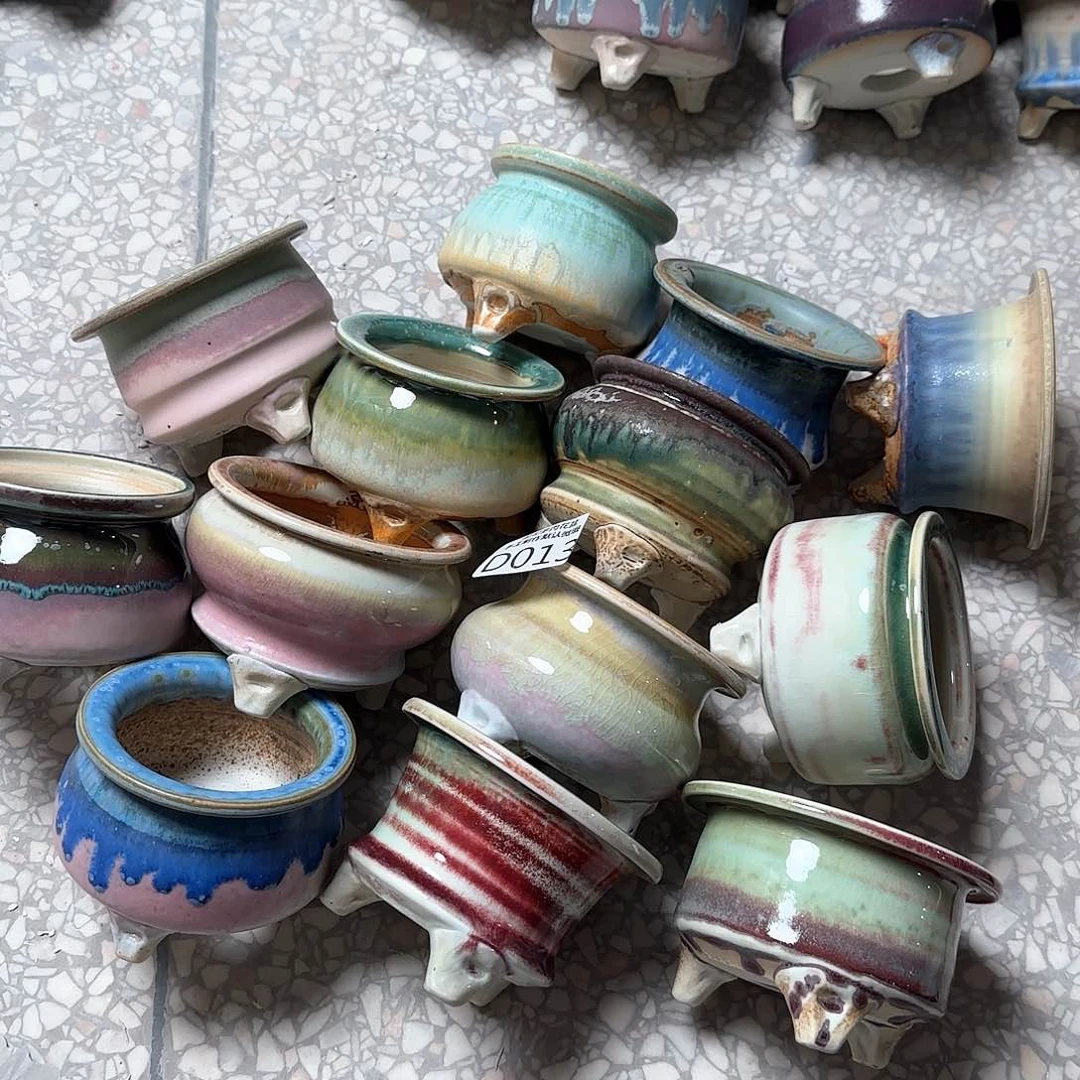 瓷片景德镇陶瓷花盆