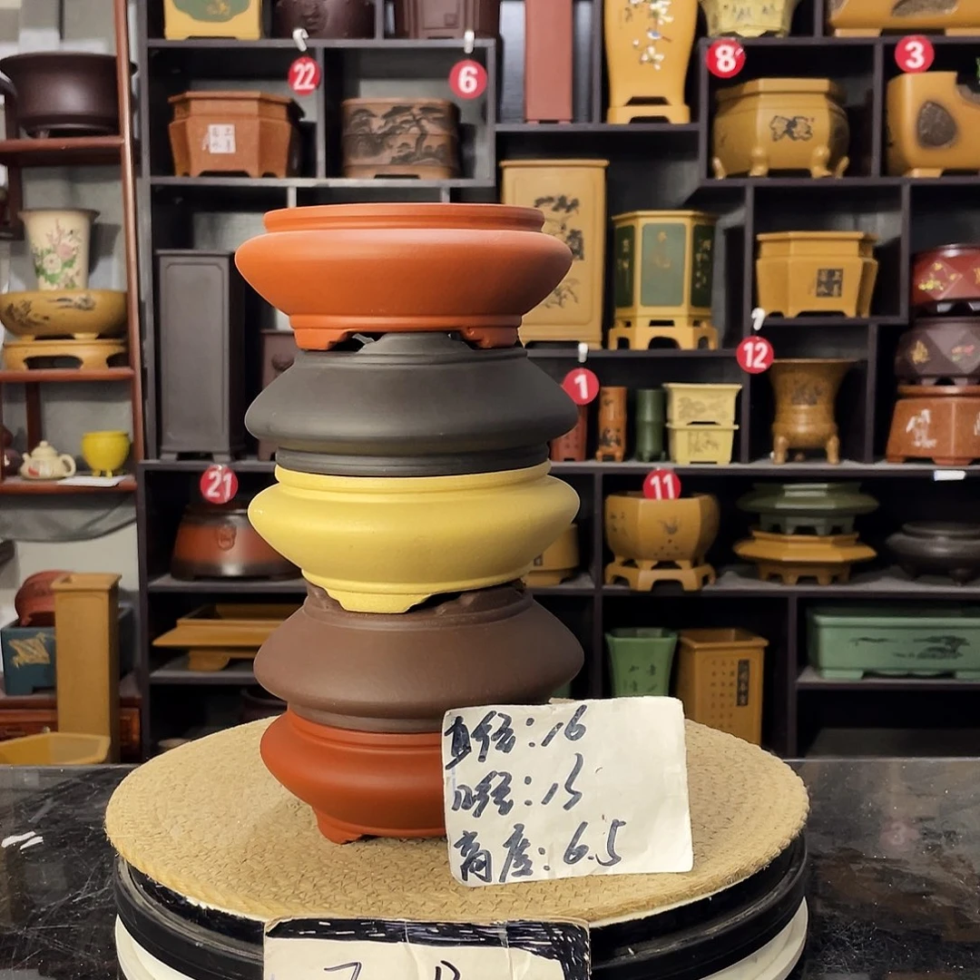 D-盆尚好紫砂花盆