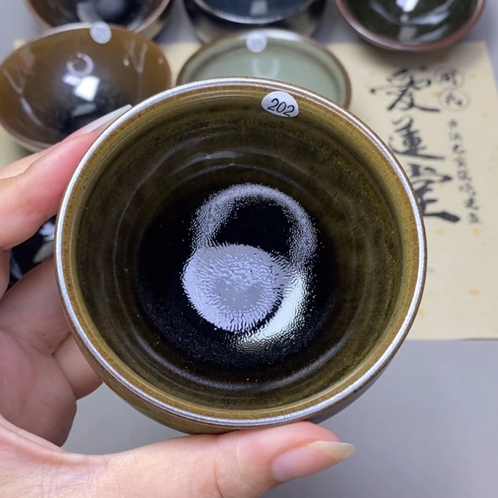 茶盏建窑建盏柴烧主人杯