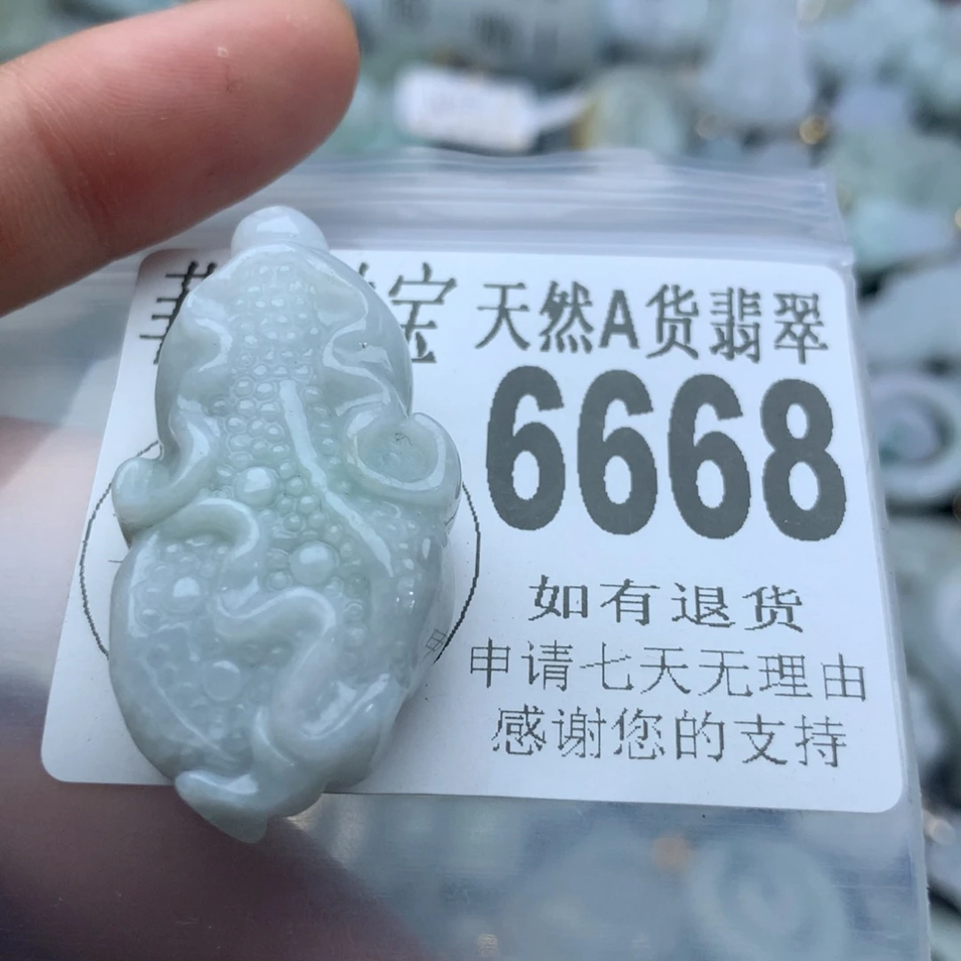 翡翠颈饰未镶嵌6668。