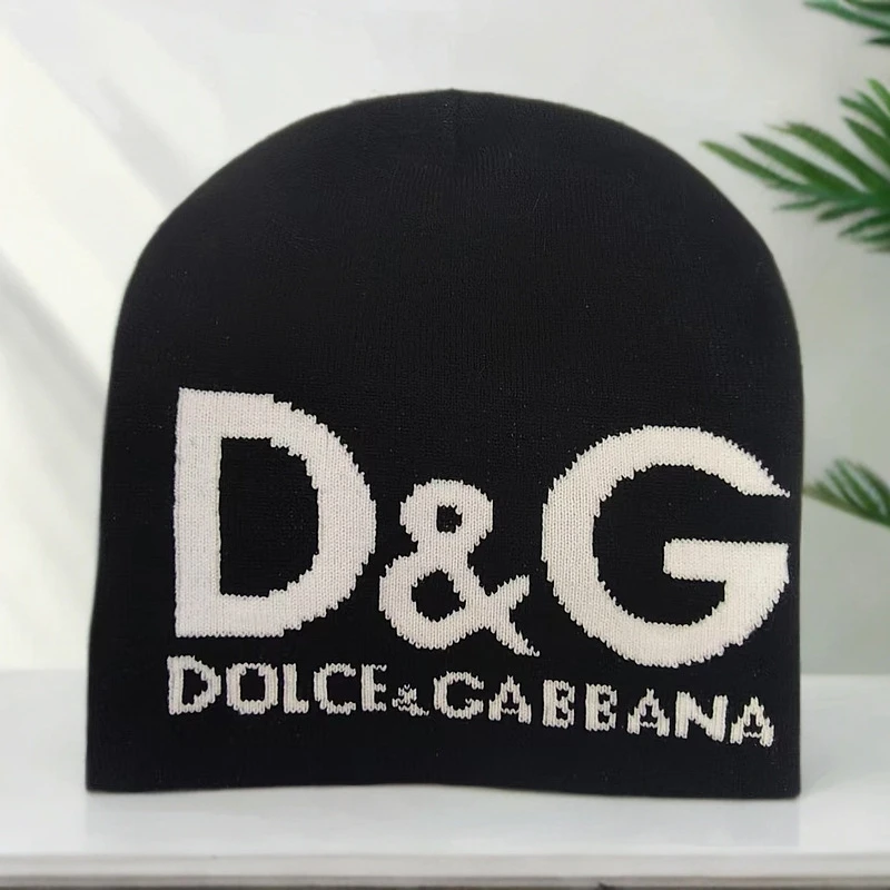 秋冬新款出游休闲时尚字母针织帽子现货男女同款户外保暖流行冷帽