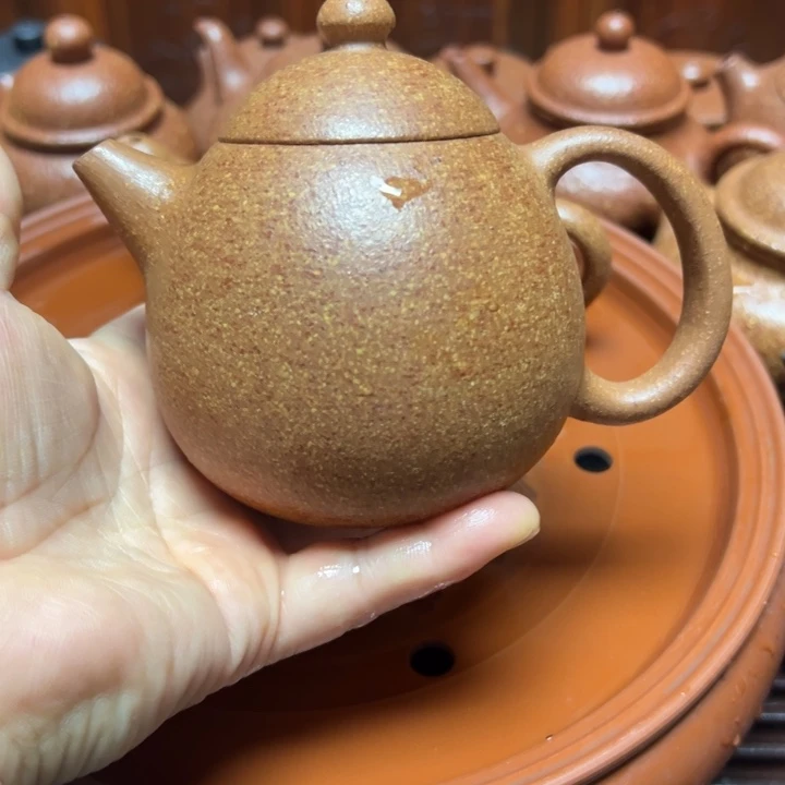 茶壶紫砂宜兴原矿金降坡