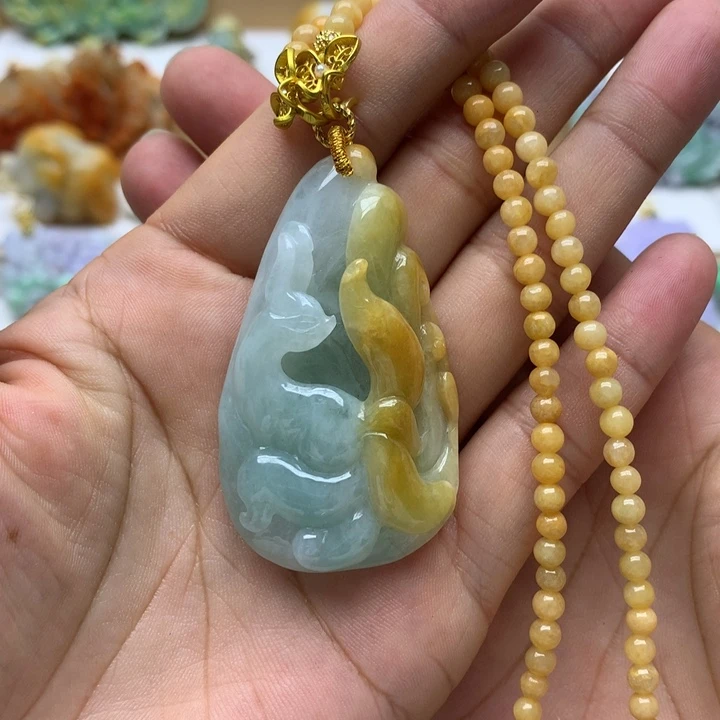 颈饰未镶嵌翡翠翡翠