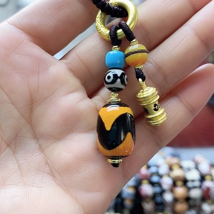 玛瑙/玉髓合金颈饰