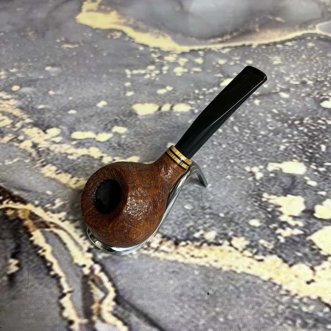 XXL - 意大利石楠木手工喷砂布雷比亚烟斗