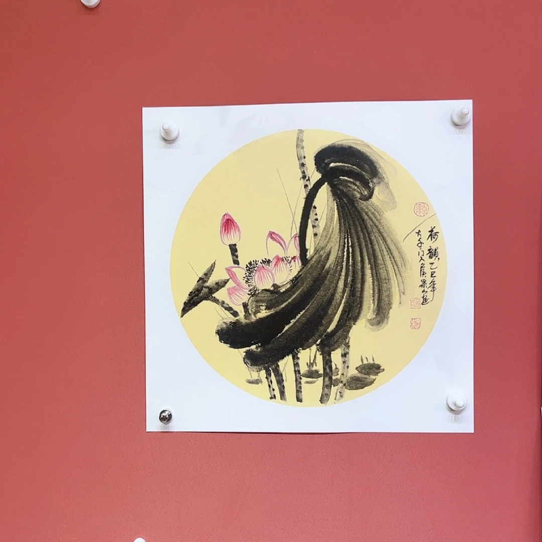 国画侯果山老师亲笔手绘作品朵