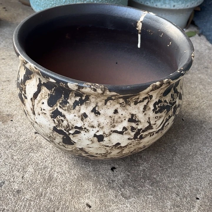 紫砂茶碗侘寂风口径25*18