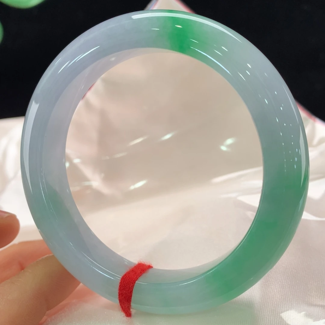 翡翠未镶嵌手镯0478