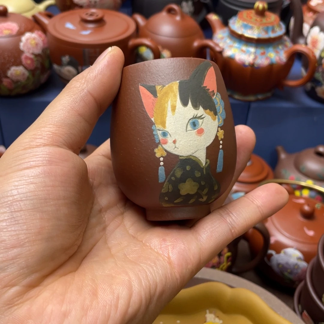 茶杯紫砂紫砂主人杯100cc