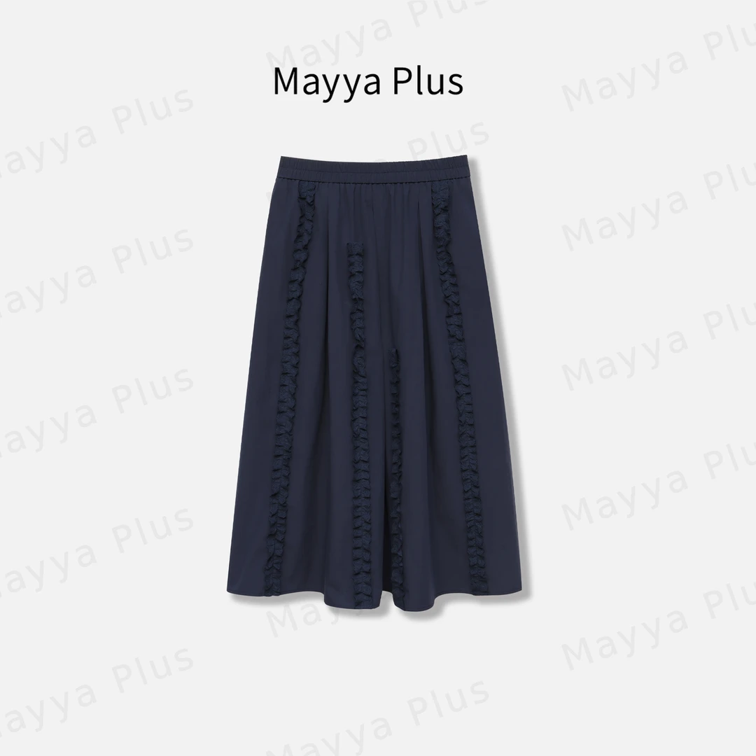 【约会日】时尚新品轻奢气质显瘦百搭款梭织半裙32518338