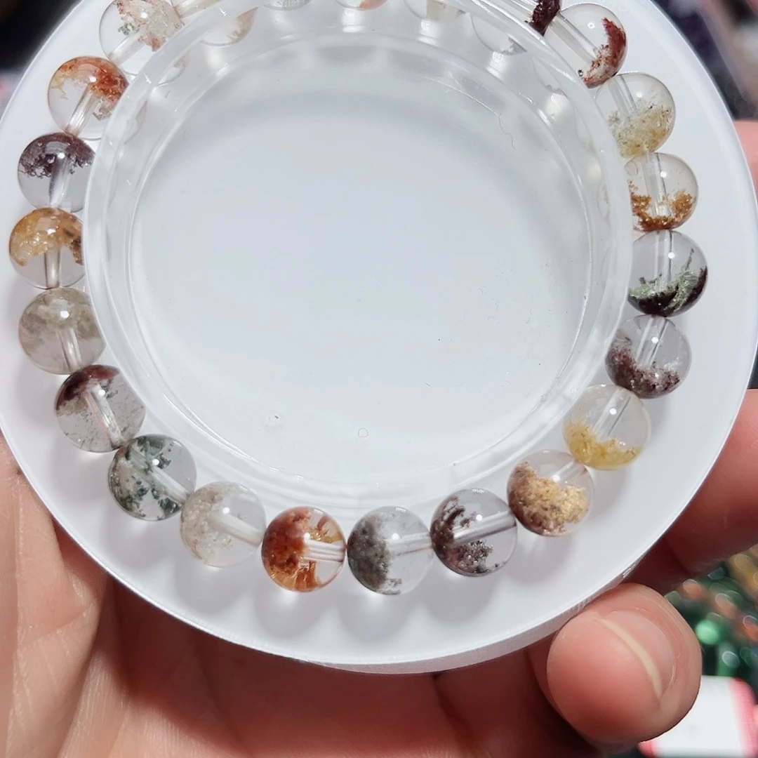 水晶手链未镶嵌四季幽灵8mm