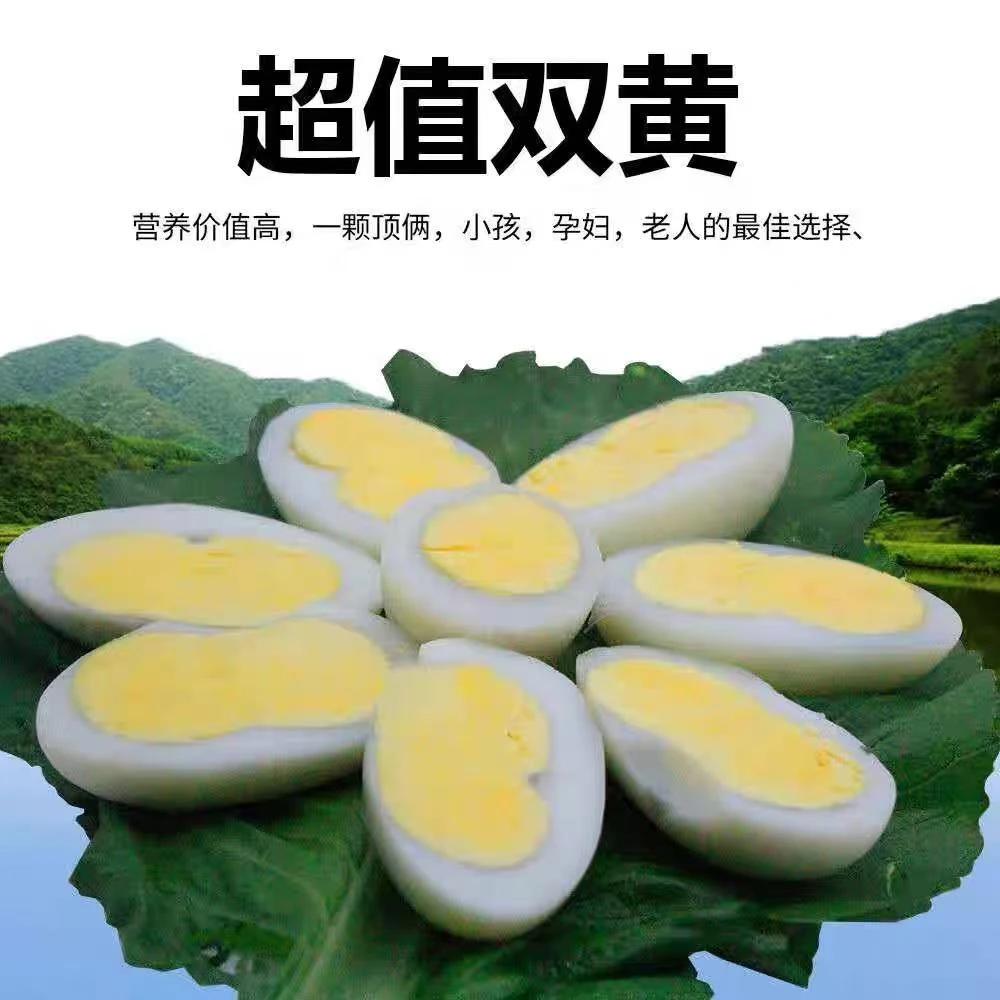 次日达 顺丰包邮 山东莱阳散养土鹅蛋双黄蛋 12枚 120g左右