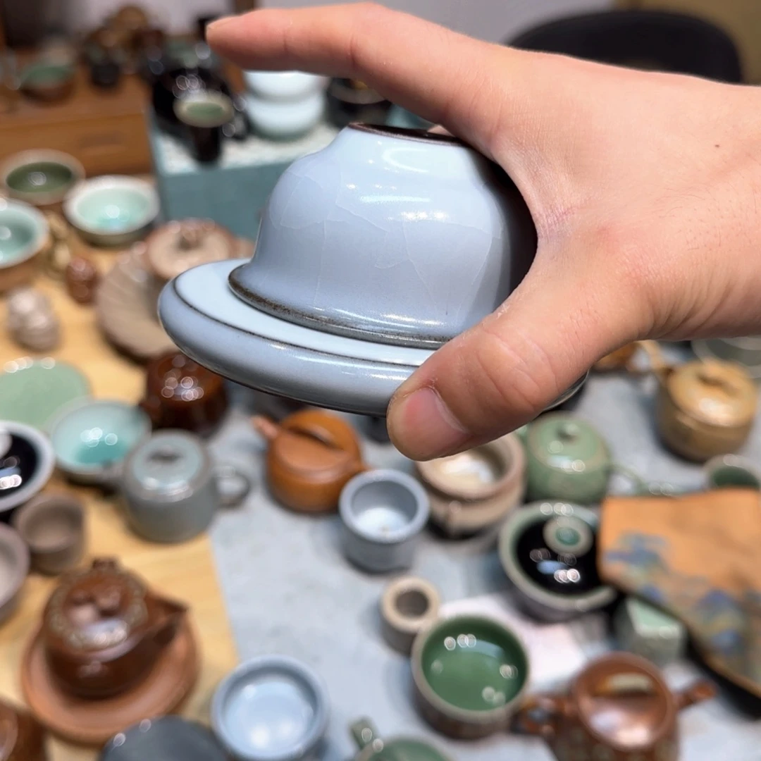 小金茶具青瓷茶器