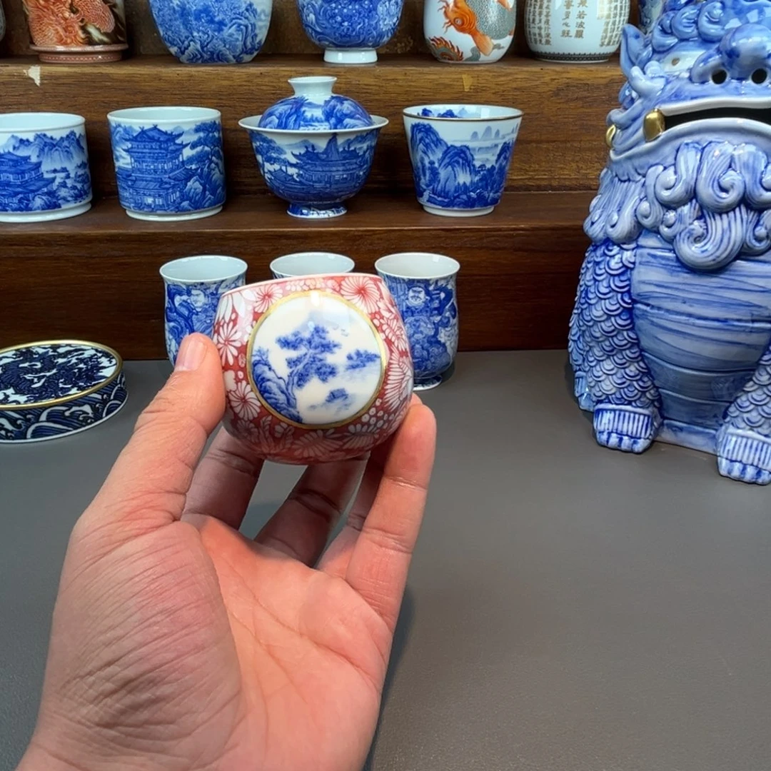 摆件陶手工手绘hhhhh