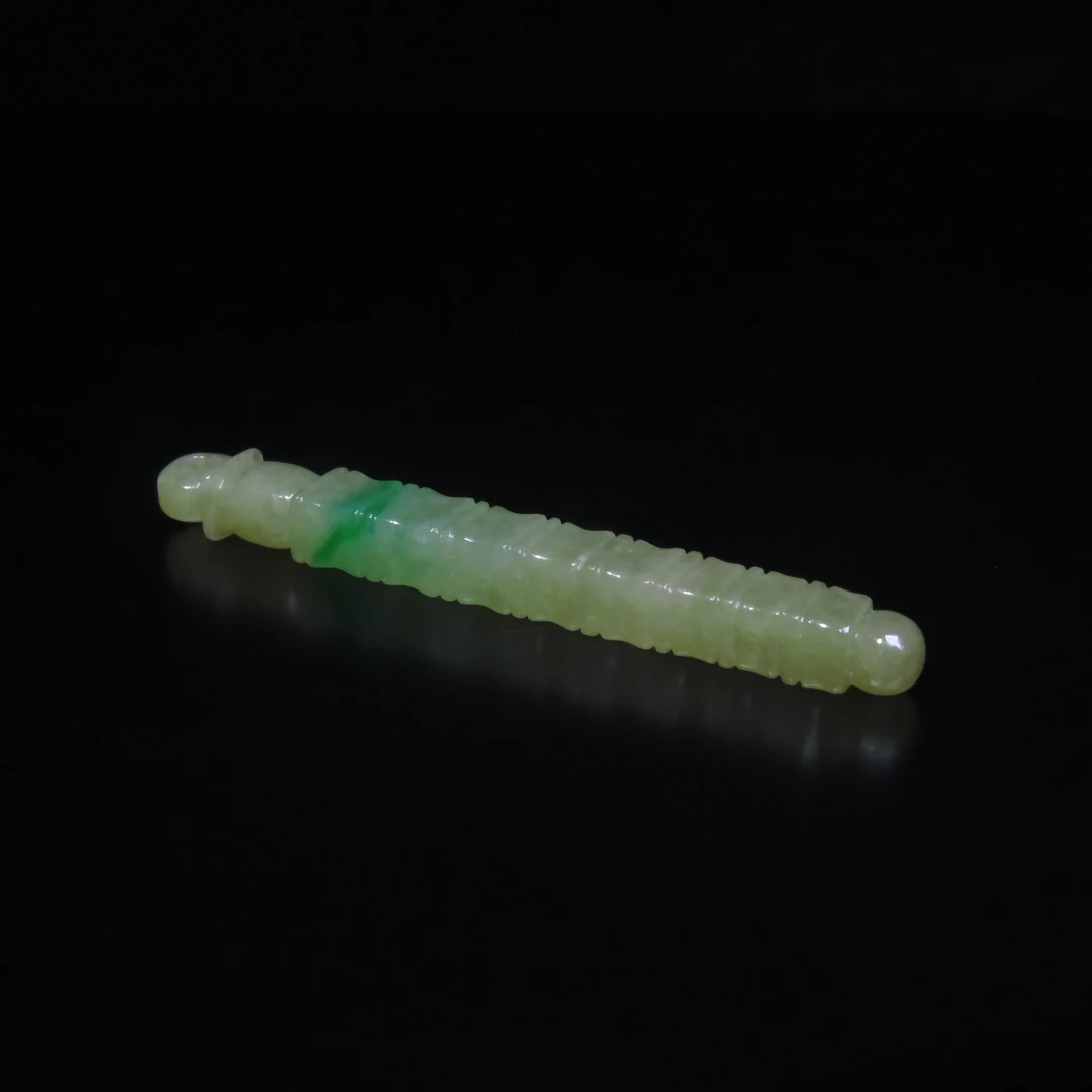 清代翡翠柄形饰/MZ585154/翡翠/民族文物