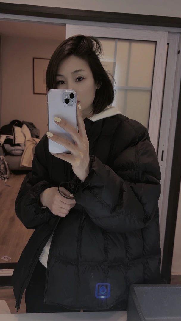 杨老板高品质定制款方块羽绒服面包服