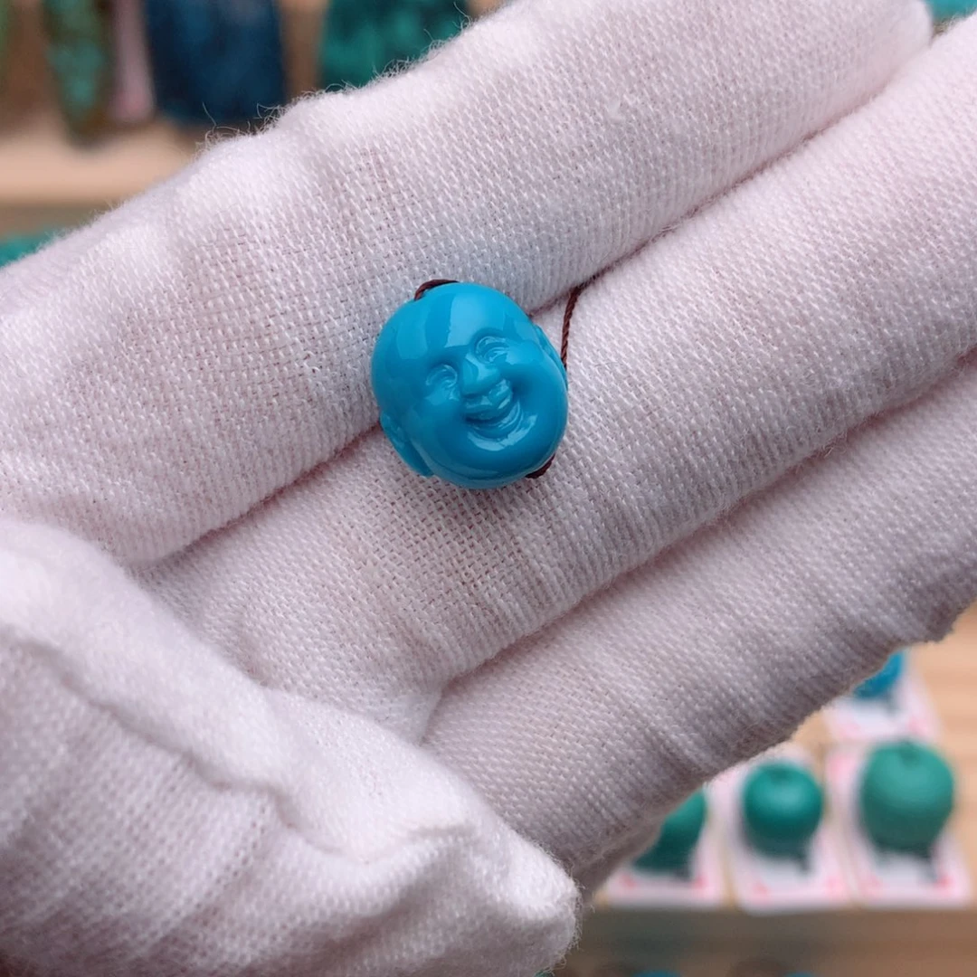 未镶嵌绿松石笑口佛