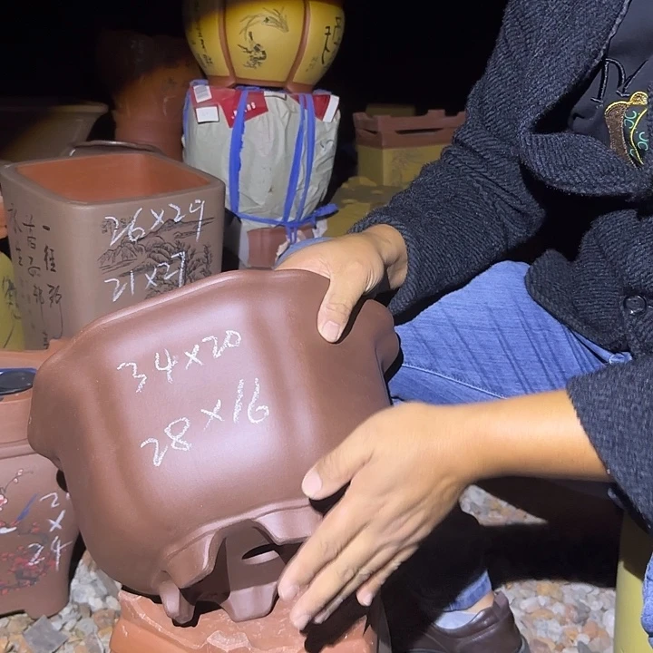 紫砂花盆紫砂花盆