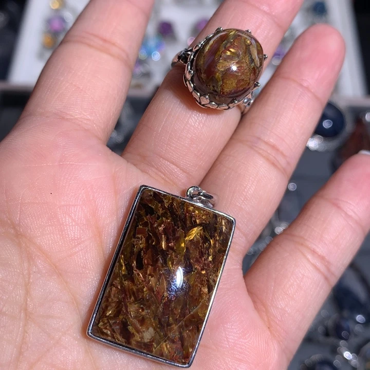 【闪购商品】水晶戒指银S925镶嵌琉*戒指