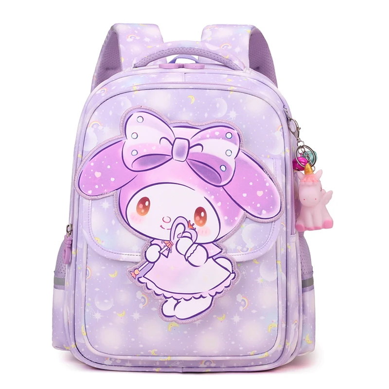 儿童书包小学生女生可爱卡通美乐蒂双肩包防水护脊男童背包