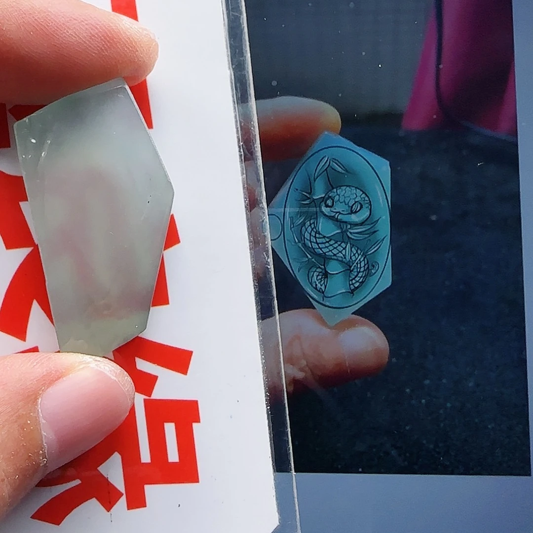 定制翡翠未镶嵌缅甸天然A货翡翠含老师工艺