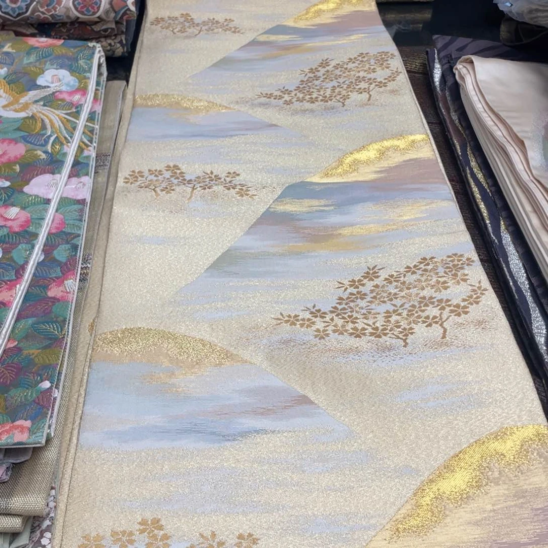 刺绣唐锦桑蚕丝正绢面料