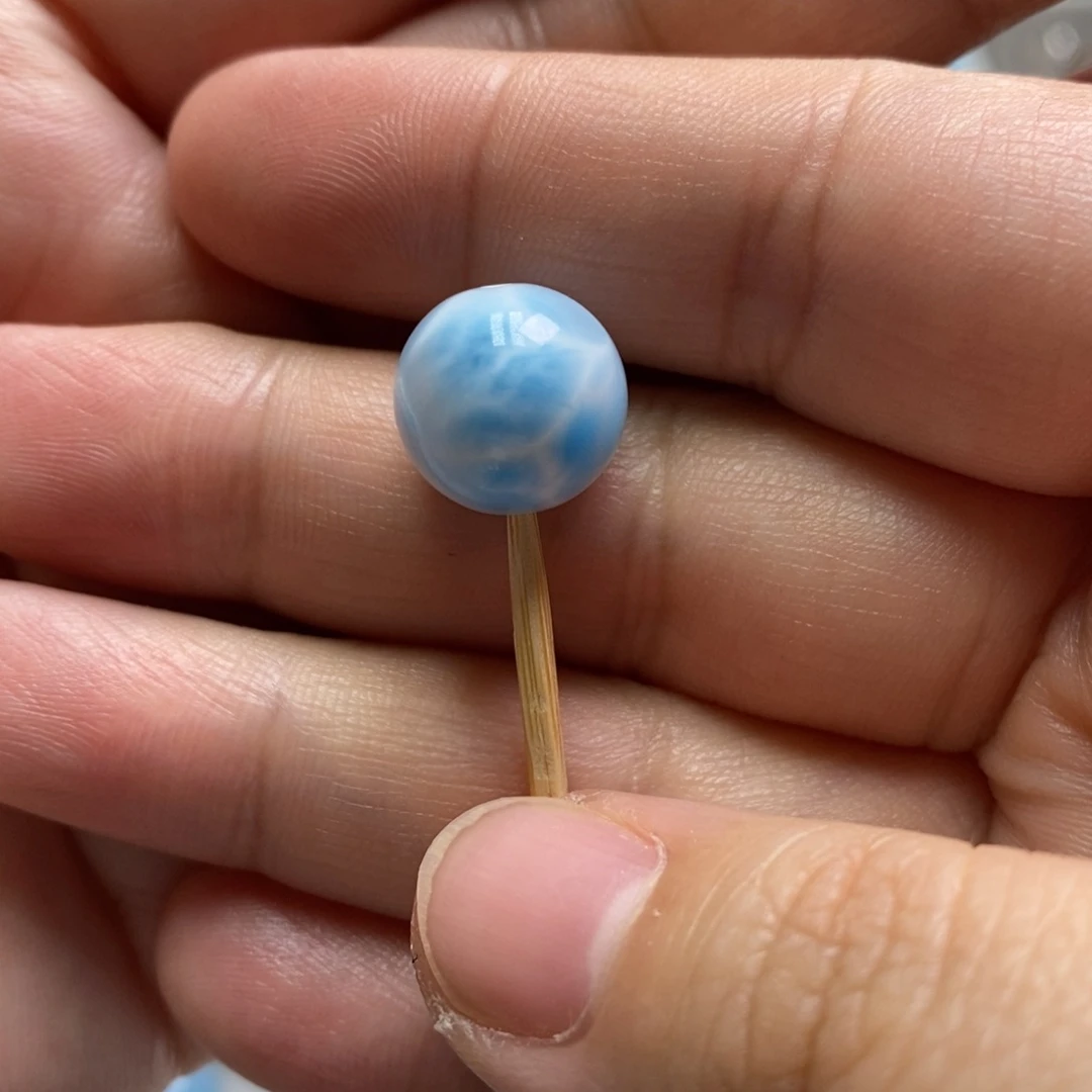 未镶嵌针钠钙石（海纹石）颈饰春*绿
