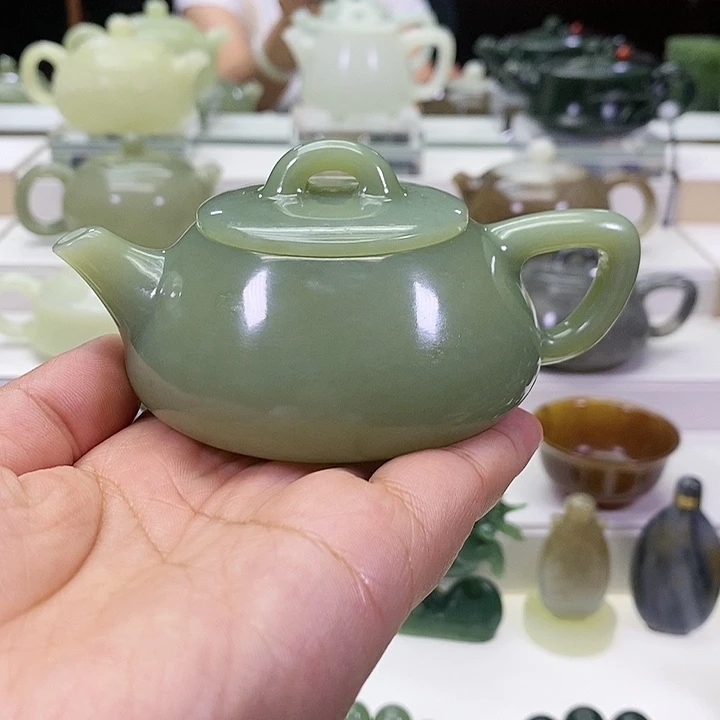 未镶嵌和田玉挂件茶壶