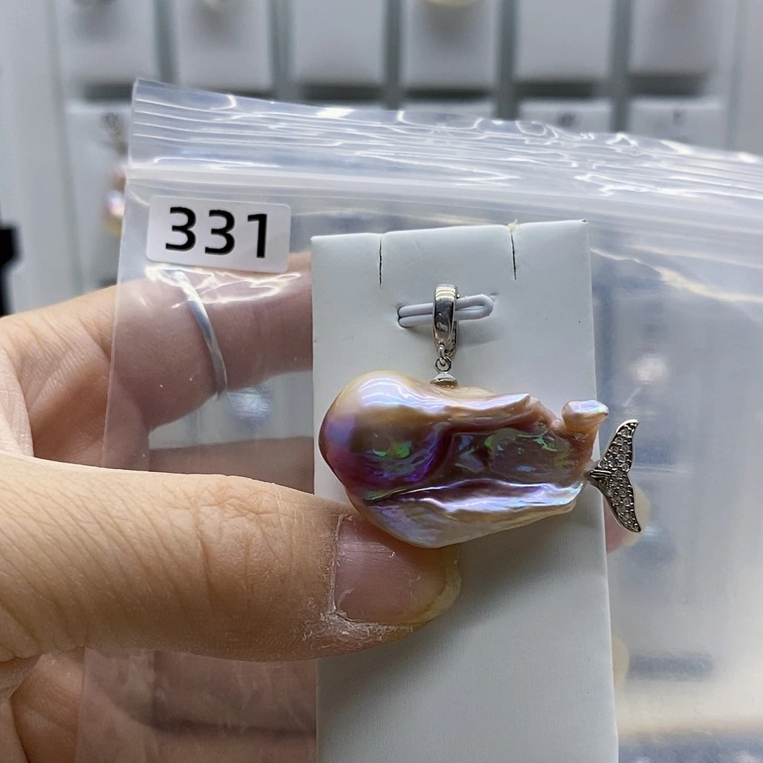 颈饰合金淡水珍珠