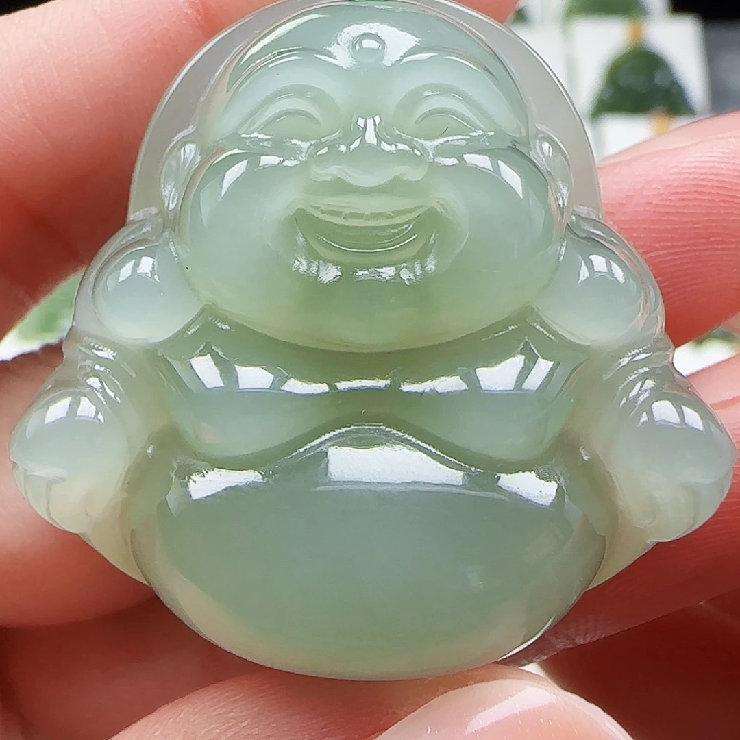 和田玉未镶嵌吊坠(赠链)