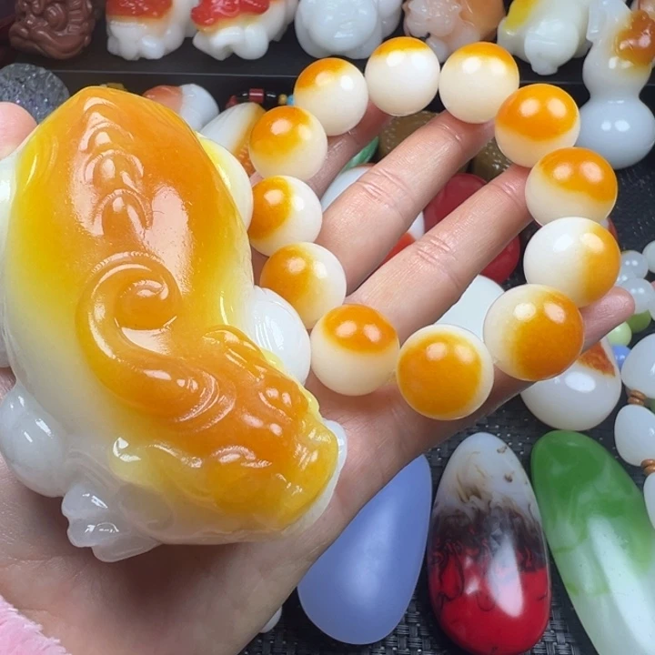 广***线新疆戈壁五彩石金丝