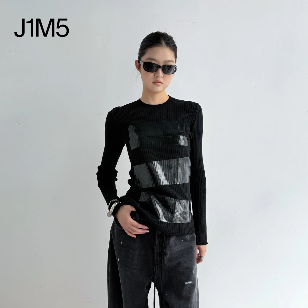 J1M5买手店 MM6 25秋冬 胶印设计针织衫 设计师品牌