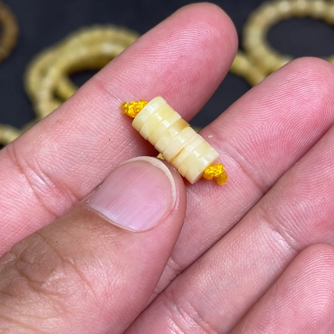 蜜蜡未镶嵌裸石蜜蜡隔片7mm