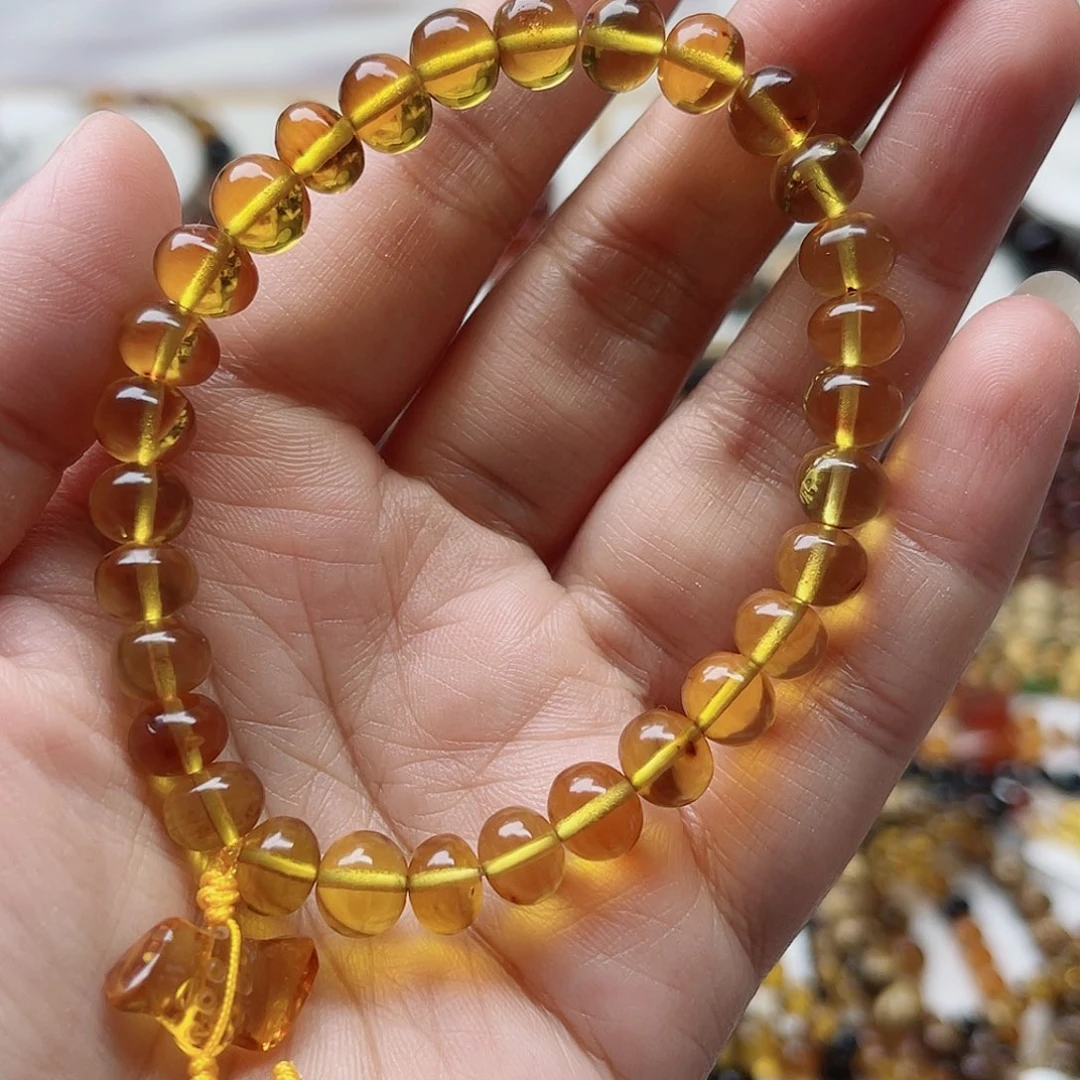 未镶嵌琥珀手链琥珀7