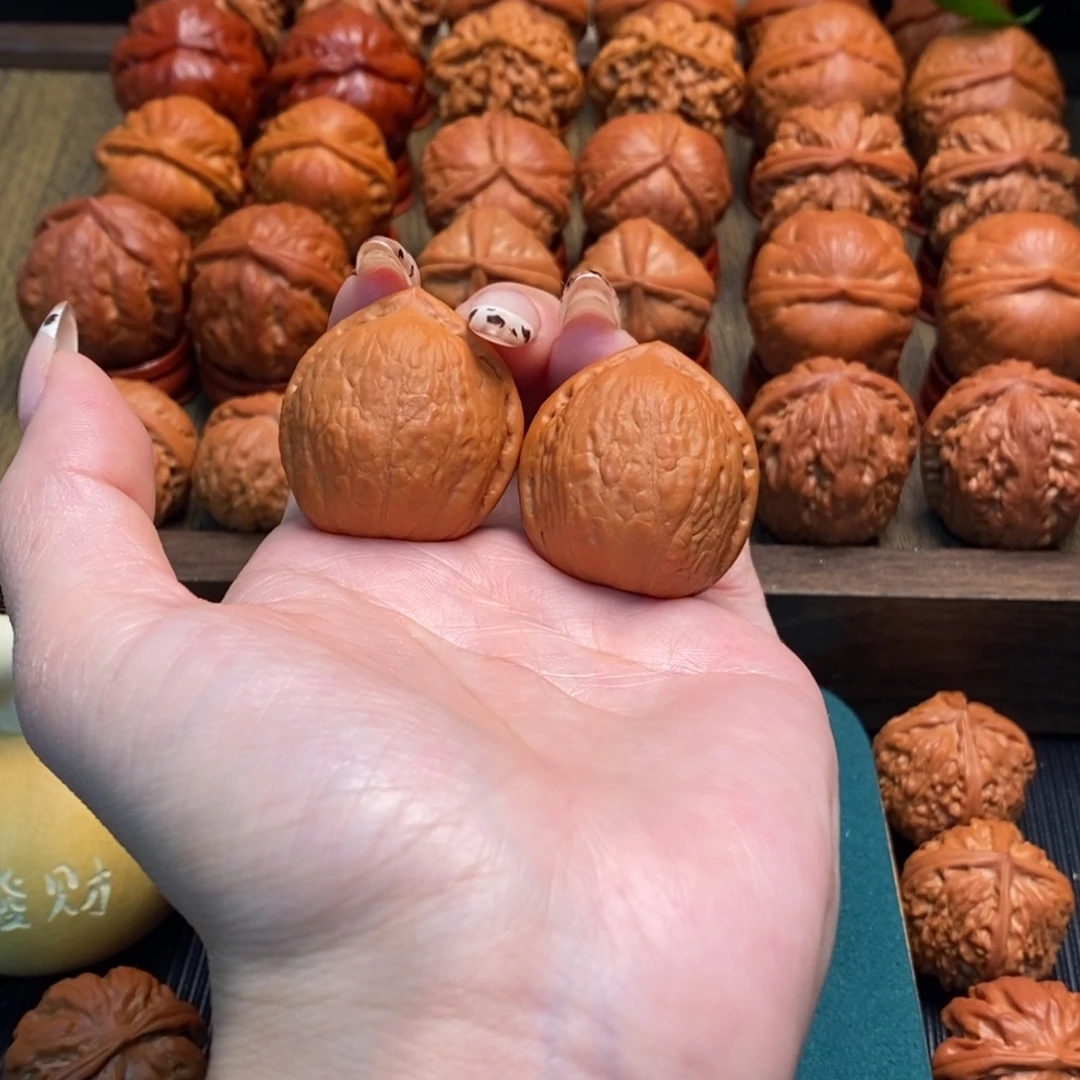 我***！文玩核桃把件麒麟石