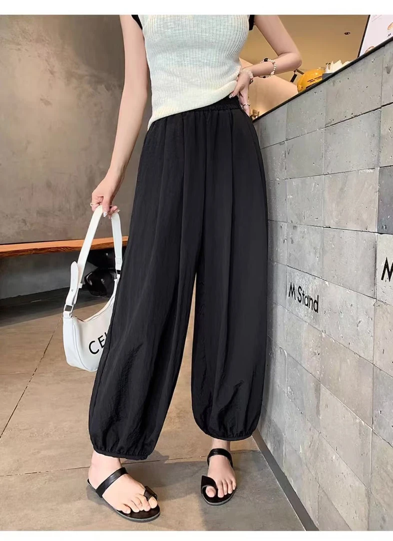 凤枝大码女装夏款冰然裤福利款