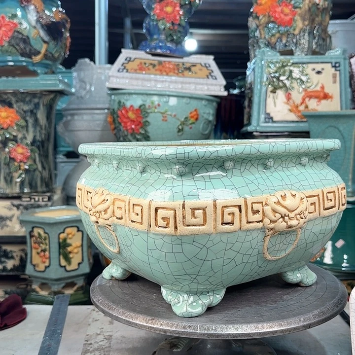 红陶ℋ****?岭南100,000花盆，花盆