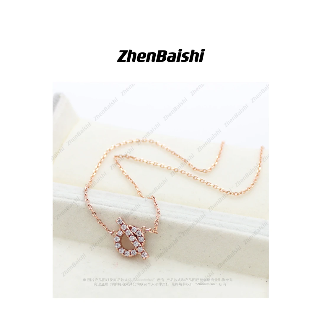 合金锆石项链 时尚百搭高级感精致项链【19916】