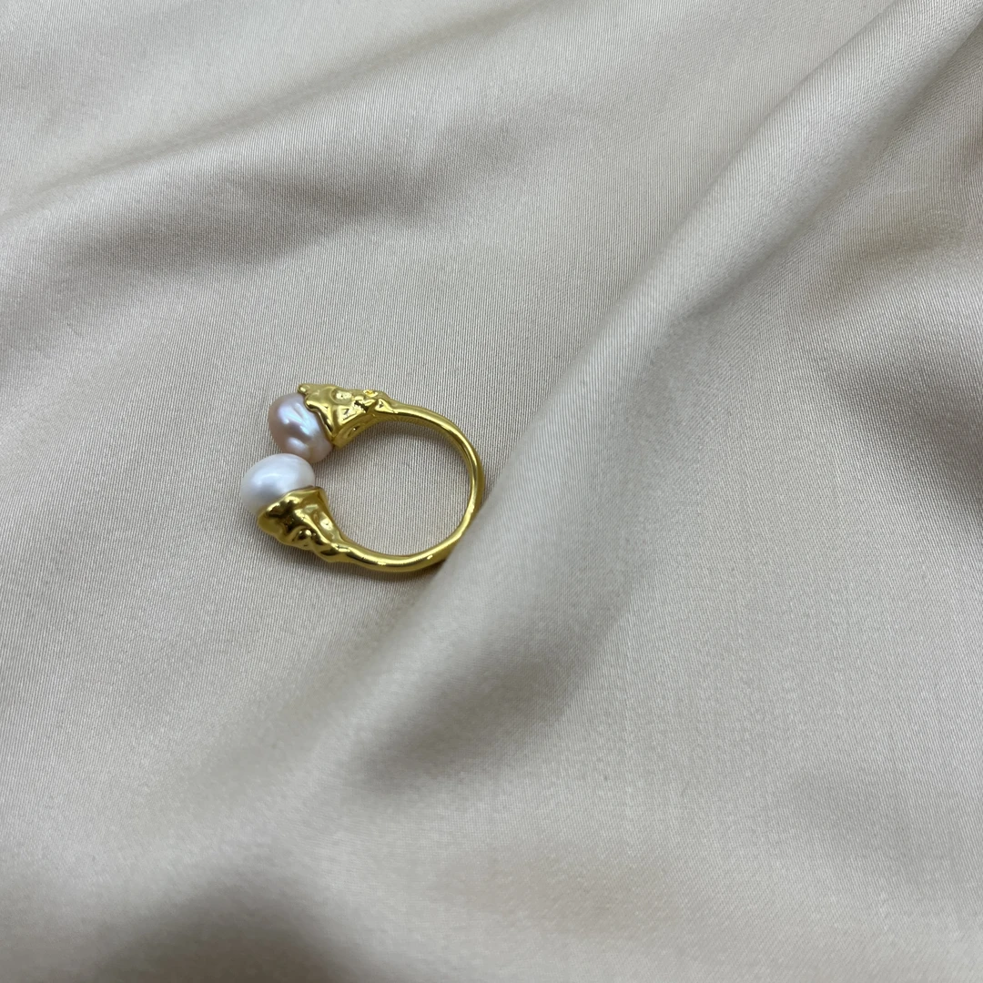 合金戒指 中古活口法式戒指【哎呦家18768】