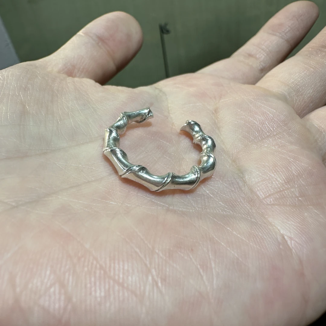 925银戒指 时尚款个性戒指【哎呦家18905】