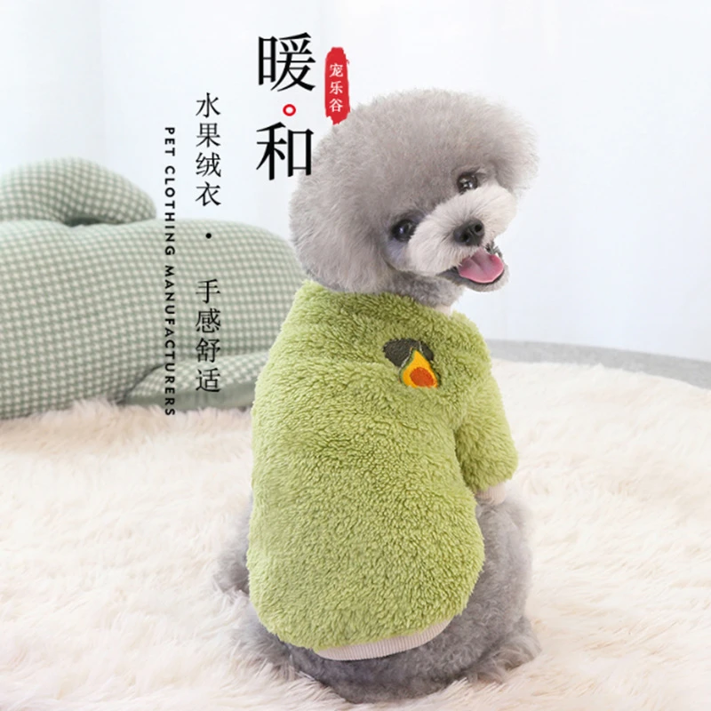 秋冬新款宠物衣服中小型狗狗服饰博美可爱舒适绒衣小型犬衣服服装